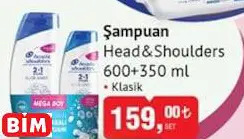 HEAD&SHOULDERS ŞAMPUAN HEAD&SHOULDERS ŞAMPUAN